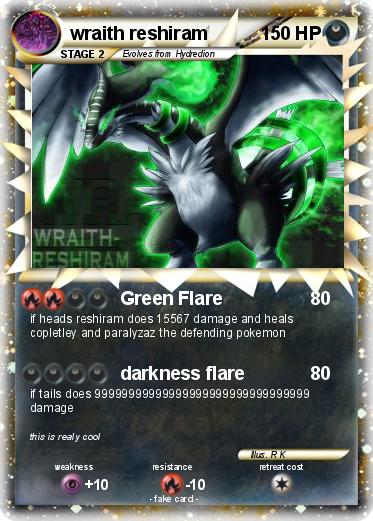 Pokemon wraith reshiram