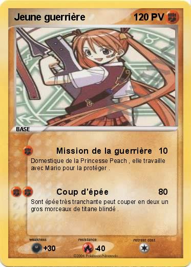 Pokemon Jeune guerrière