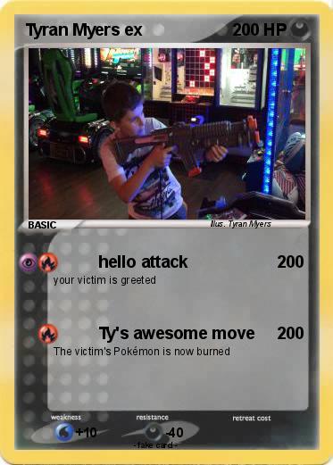 Pokemon Tyran Myers ex