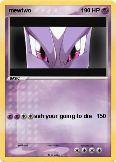 Pokemon mewtwo