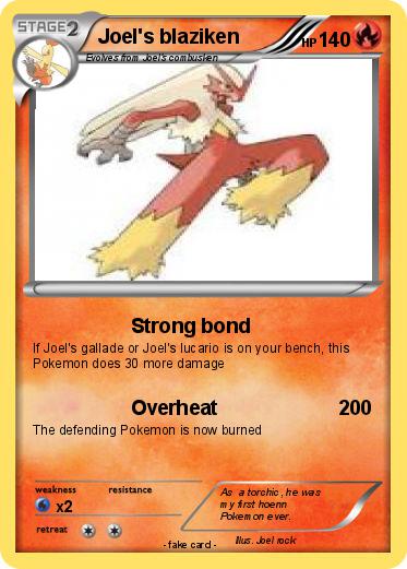 Pokemon Joel's blaziken