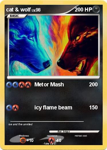 Pokemon cat & wolf