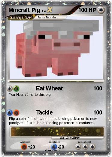 Pokemon Mincraft Pig