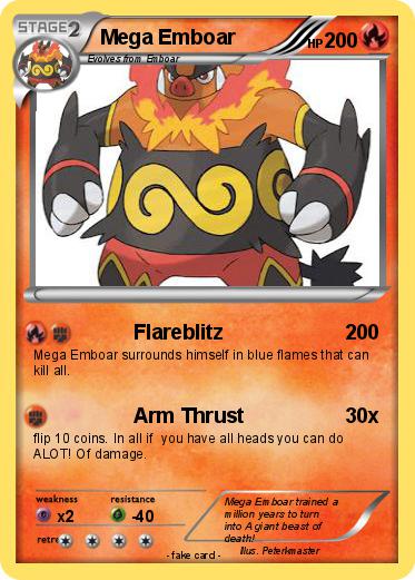 Pokemon Mega Emboar