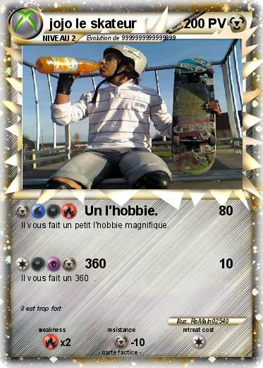 Pokemon jojo le skateur