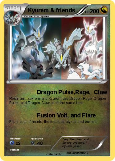 Pokemon Kyurem & friends