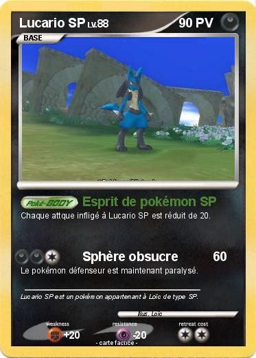Pokemon Lucario SP
