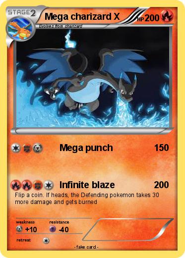Pokemon Mega charizard X