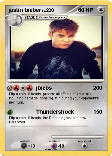 Pokemon justin bieber