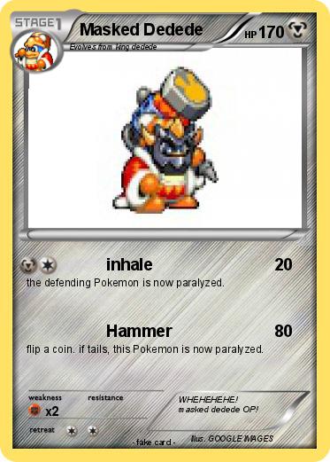 Pokemon Masked Dedede