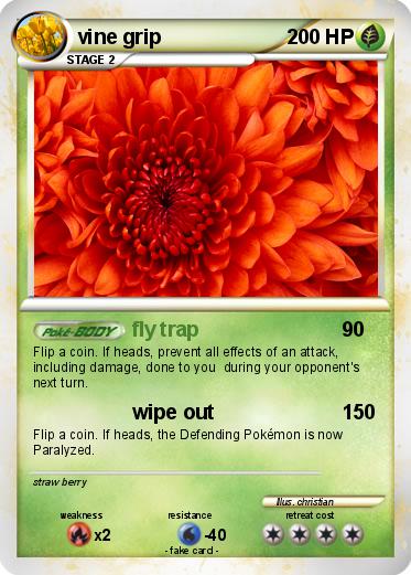 Pokemon vine grip