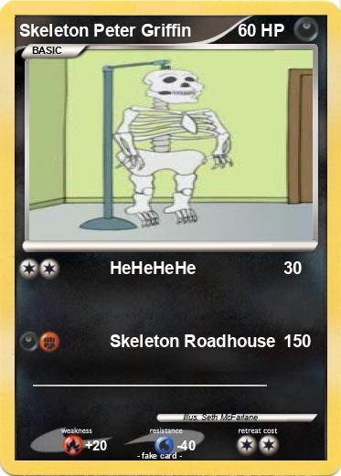 Pokemon Skeleton Peter Griffin