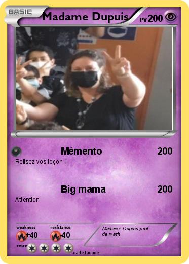 Pokemon Madame Dupuis