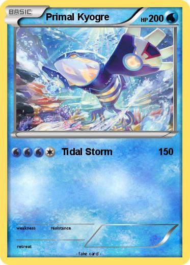 Pokemon Primal Kyogre