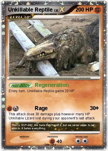 Pokemon Unkillable Reptile