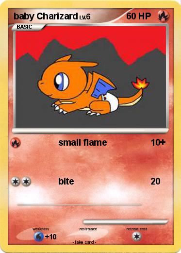Pokemon baby Charizard