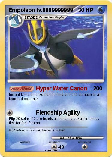 Pokemon Empoleon lv.9999999999