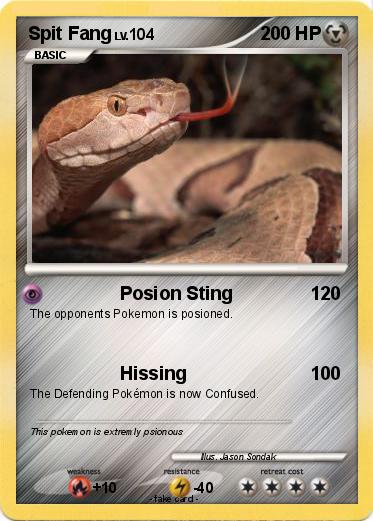 Pokemon Spit Fang