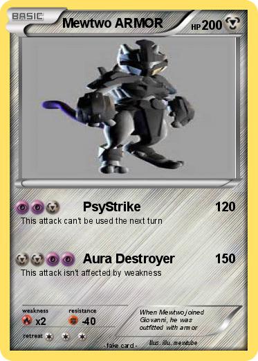 Pokemon Mewtwo ARMOR