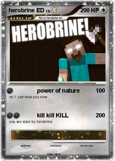 Pokemon herobrine ED