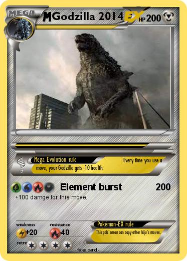 Pokemon Godzilla 2014