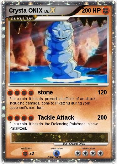 Pokemon Crysta ONIX