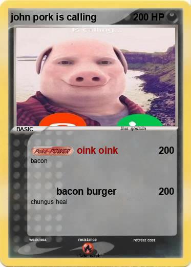 Pokemon john pork is calling