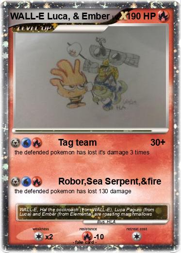 Pokemon WALL-E Luca, & Ember