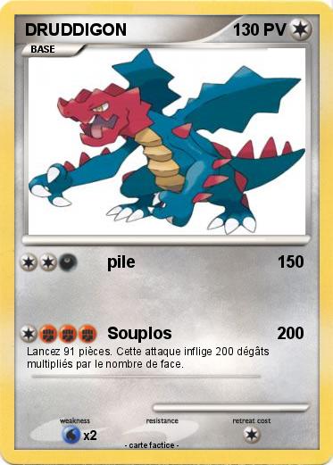Pokemon DRUDDIGON
