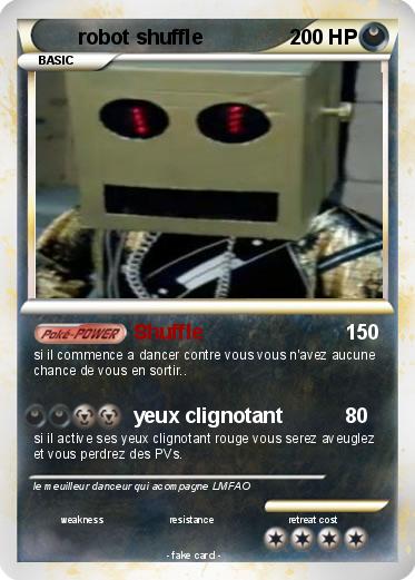 Pokemon robot shuffle