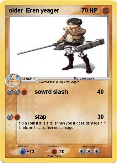 Pokemon older  Eren yeager