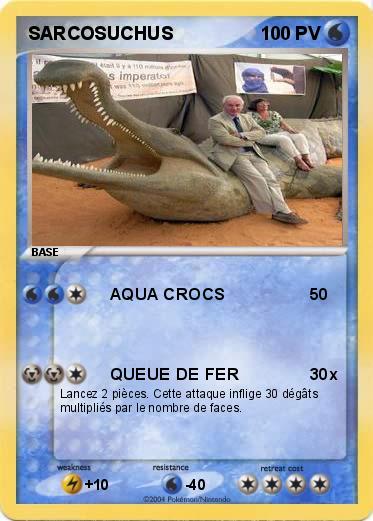 Pokemon SARCOSUCHUS 