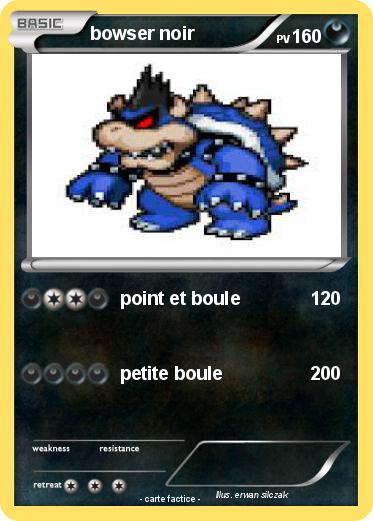Pokemon bowser noir