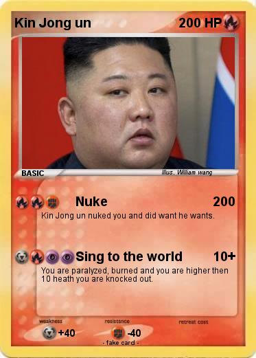 Pokemon Kin Jong un