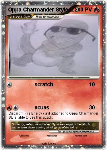 Pokemon Oppa Charmander Style