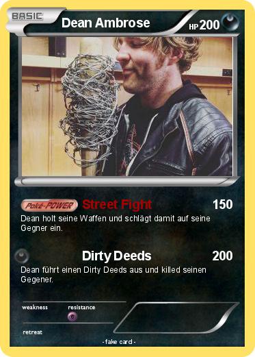 Pokemon Dean Ambrose