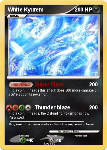 Pokemon White Kyurem