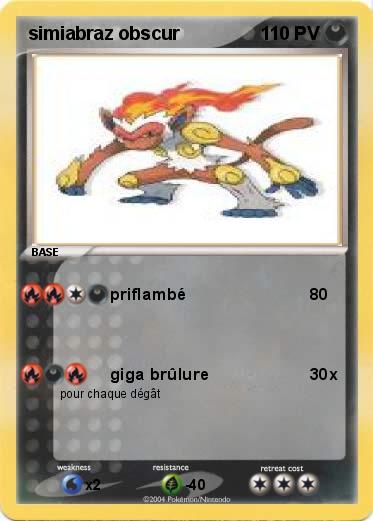 Pokemon simiabraz obscur