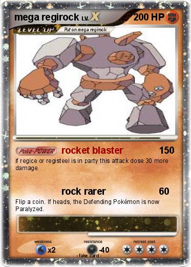 Pokemon mega regirock