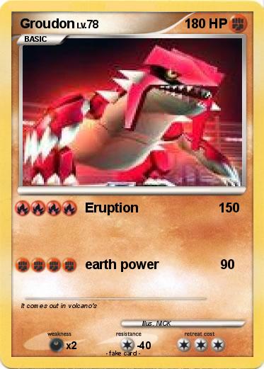 Pokemon Groudon
