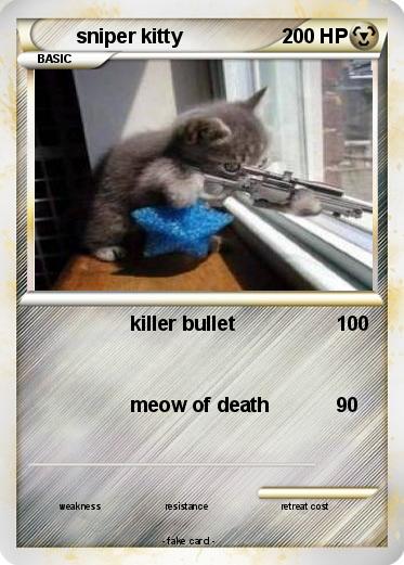 Pokemon sniper kitty