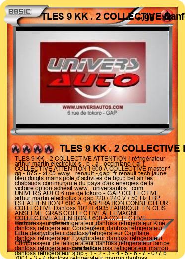 Pokemon TLES 9 KK . 2 COLLECTIVE Danfoss