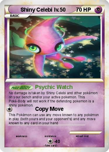 Pokemon Shiny Celebi lv.50