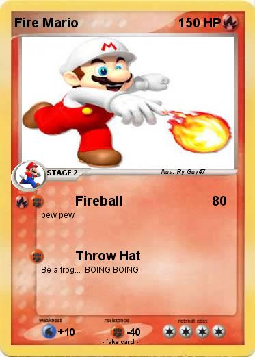 Pokemon Fire Mario