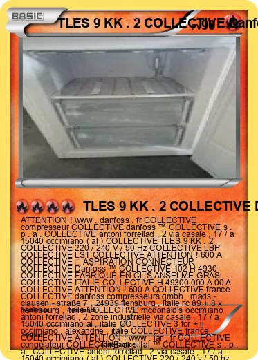 Pokemon TLES 9 KK . 2 COLLECTIVE Danfoss ™