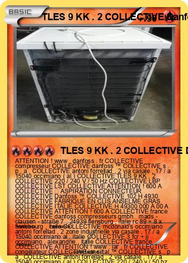 Pokemon TLES 9 KK . 2 COLLECTIVE Danfoss ™