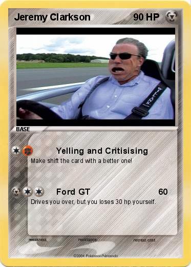 Pokemon Jeremy Clarkson