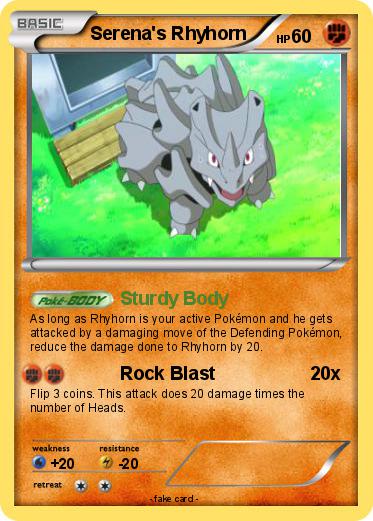 Pokemon Serena's Rhyhorn