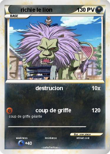 Pokemon richie le lion