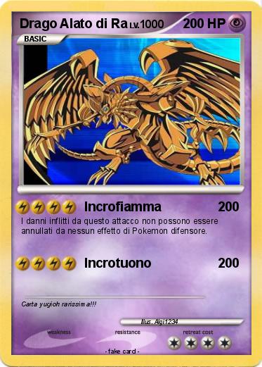 Pokemon Drago Alato di Ra